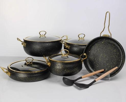 Non stick 11pcs cooking ware